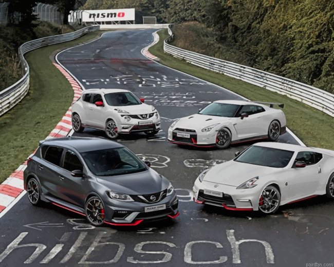 Nissan Cars Collection Paint By Number.png
