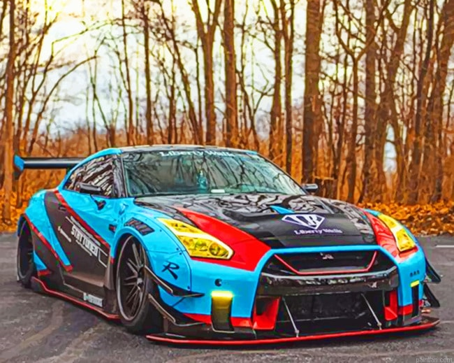Nissan Gtr Cars Paint By Numbers.png