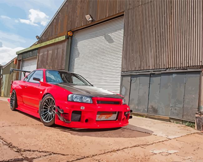 Nissan Gtr R34 Paint By Numbers.png
