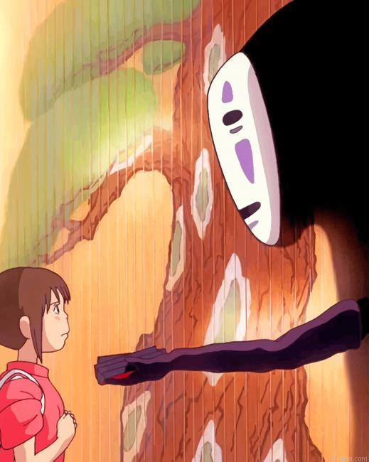 No Face And Chihiro Paint By Number.png