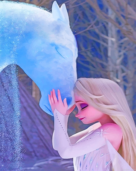 Nokk And Elsa Frozen New Paint By Numbers.png