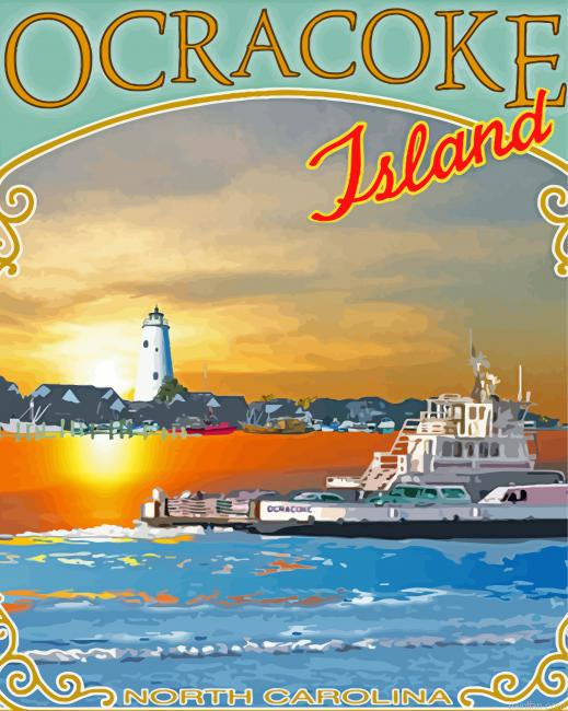 North Carolina Ocracoke Paint By Numbers.png