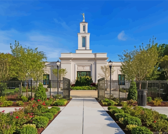 North Carolina Temple Raleigh Paint By Numbers.png