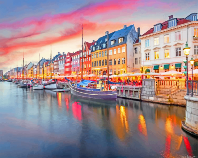 Nyhavn Denmark Paint By Number.png