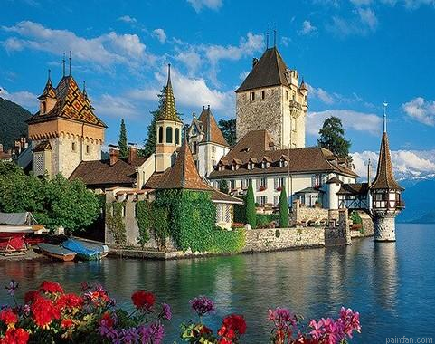 Oberhofen Castle Paint By Numbers.png