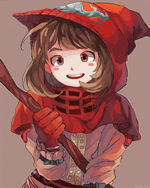 Ochako Uraraka Paint By Numbers.png