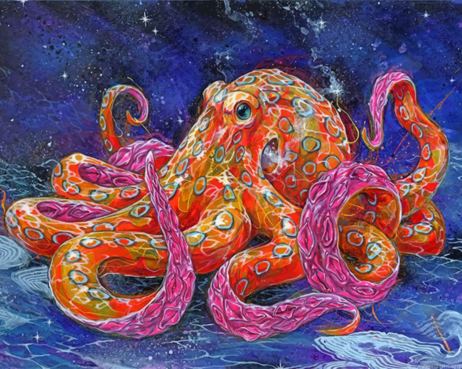 Octopus Art Paint By Number.png