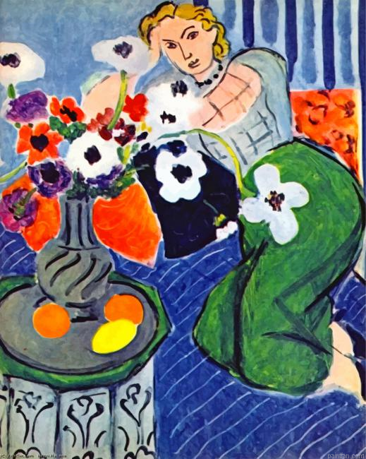 Odalisque Blue Harmonie Matisse Paint By Number.png