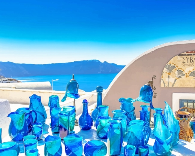 Oia Greece Paint By Numbers.png
