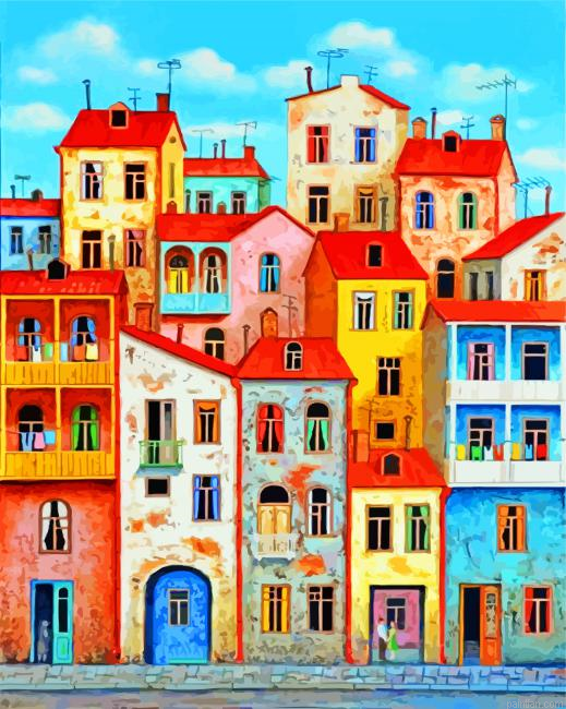 Old Buildings Paint By Number.png
