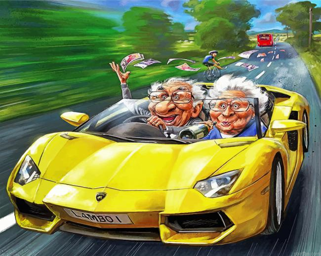 Old Couple In Car Paint By Number.png