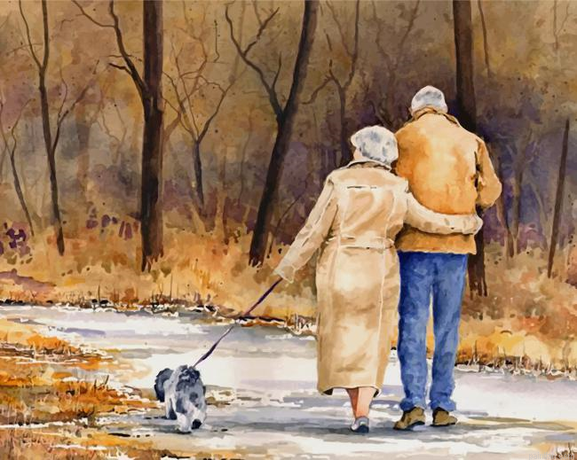 Old Couple Walking Paint By Number.png