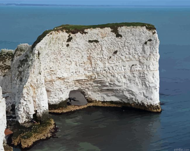 Old Harry Rocks Paint By Numbers.png