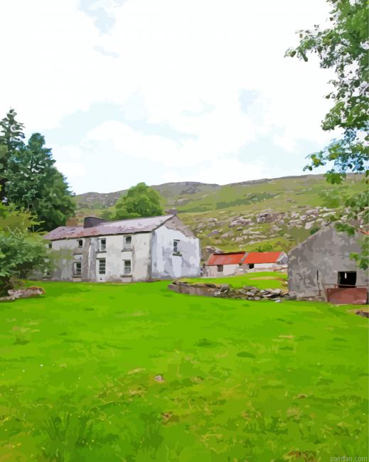 Old Irish Countryside Building Paint By Numbers.png