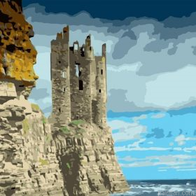 Old Keiss Castle Paint By Numbers.png
