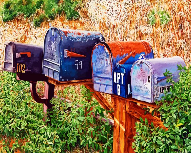 Old Mailboxes Paint By Numbers.png