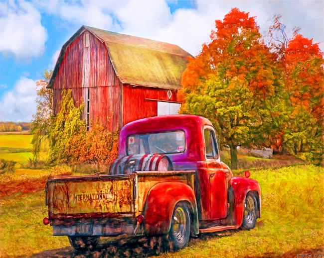 Old Pickup Truck Paint By Number.png
