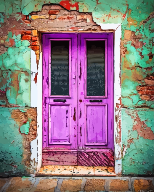 Old Purple Door Paint By Number.png