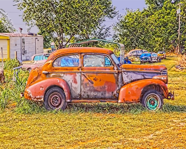 Old Rusted Car Paint By Number.png