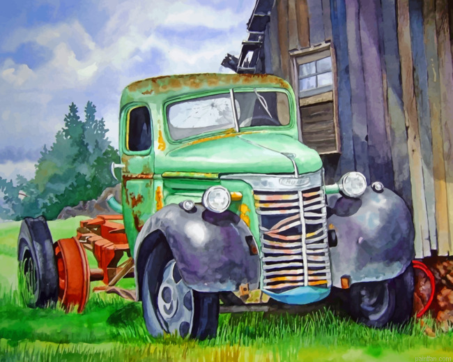 Old Rusty Truck Paint By Numbers.png