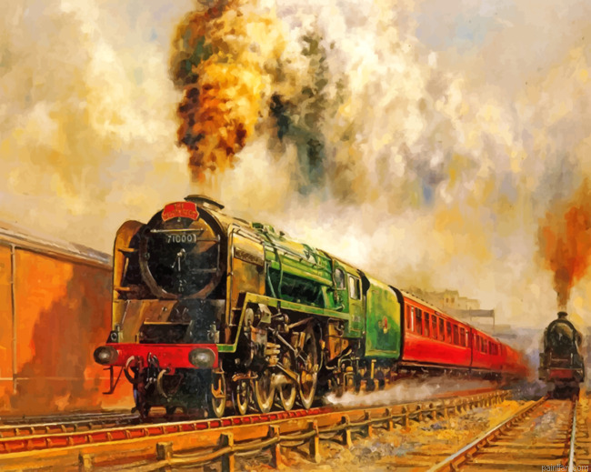 Old Steam Train Paint By Numbers.png