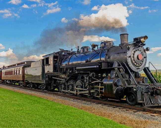 Old Train New Paint By Numbers.png