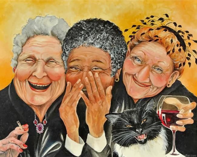 Old Women Laughing Paint By Number.png