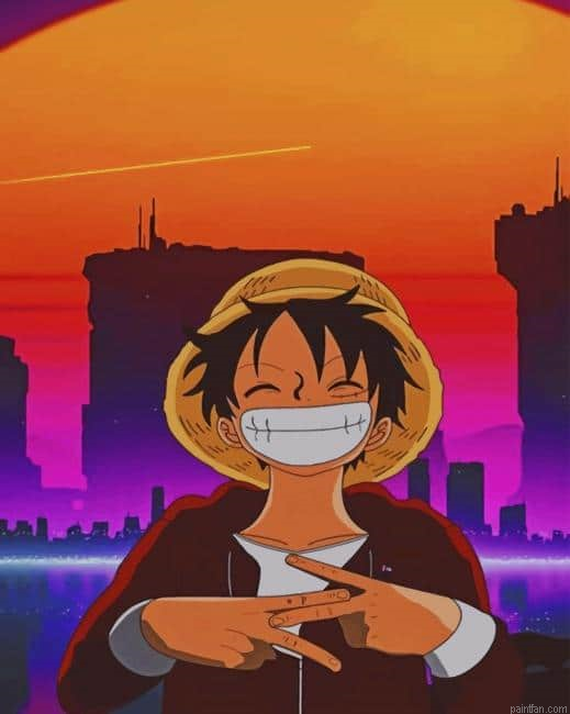One Piece Monkey D New Paint By Numbers.png