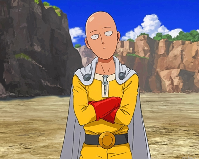 One Punch Man Saitama New Paint By Numbers.png