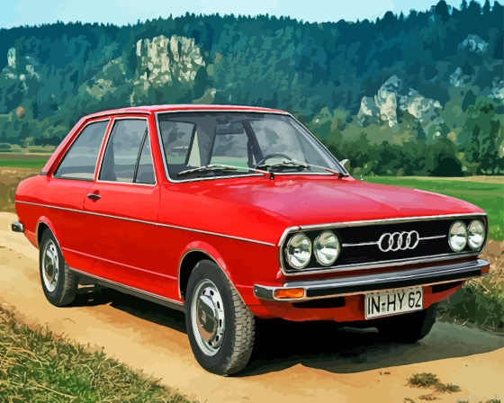 Orange Audi 80 Gt Paint By Numbers.png