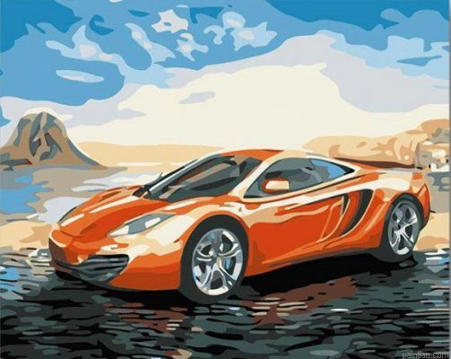 Orange Car Paint By Numbers.png
