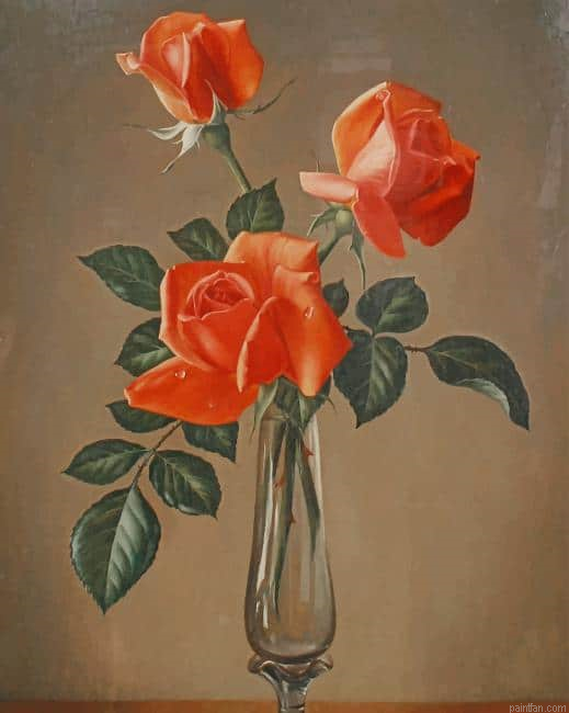 Orange Flowers Still Life New Paint By Numbers.png