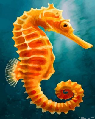 Orange Seahorse Paint By Number.png