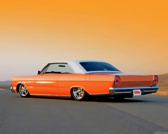 Orange Slammed 66 Ford Galaxie New Paint By Numbers.png