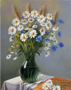 Oxeye Daisy Paint By Numbers.png