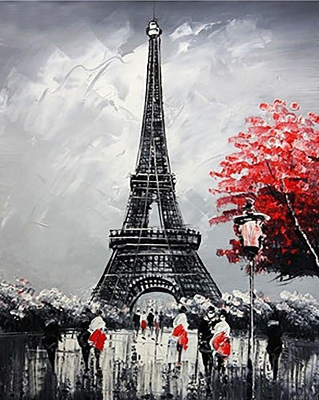Paris Eiffel Paint By Numbers.png