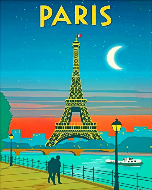 Paris France Paint By Number.png