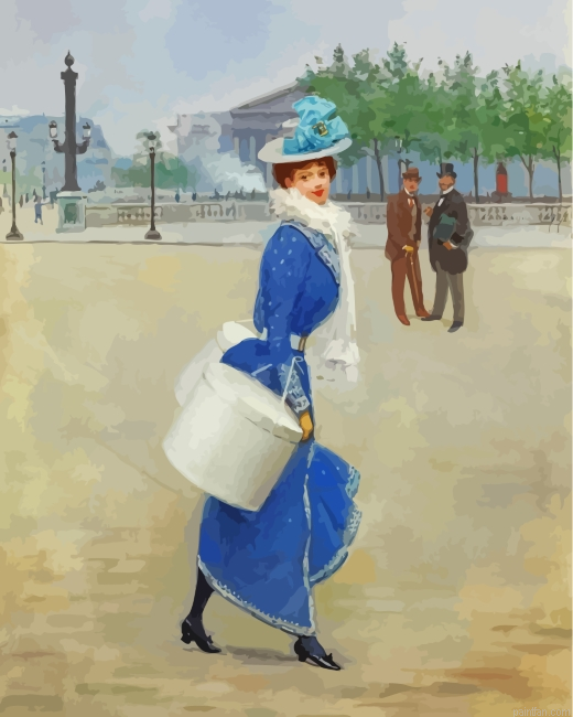 Parisienne Place De La Concorde Paint By Number.png