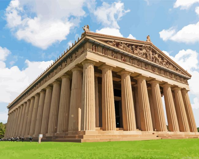 Parthenon Nashville Paint By Numbers.png