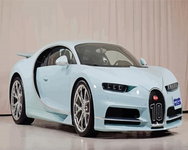 Pastel Blue Sport Car Paint By Numbers.png