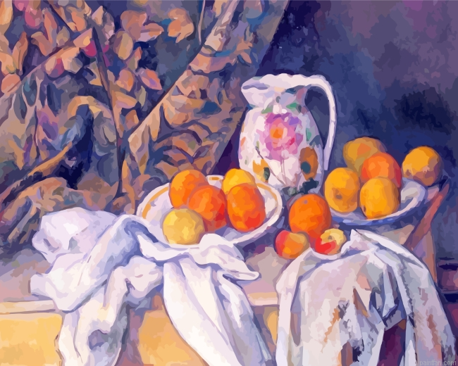 Paul Cezanne Still Life Paint By Number.png