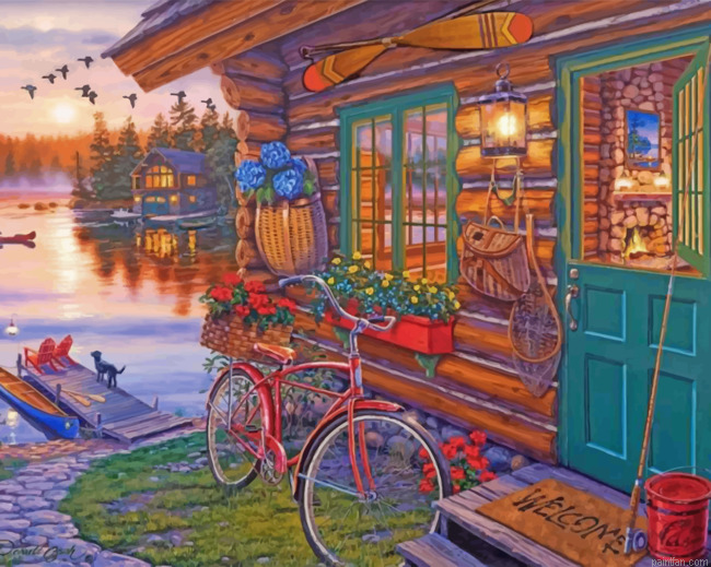 Peaceful Sunset Paint By Numbers.png