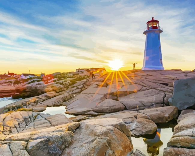 Peggys Cove Sunrise Paint By Numbers.png