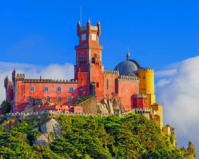 Pena National Palace Portugal New Paint By Numbers.png