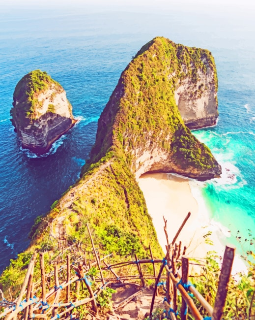 Penida Island Bay Paint By Numbers.png