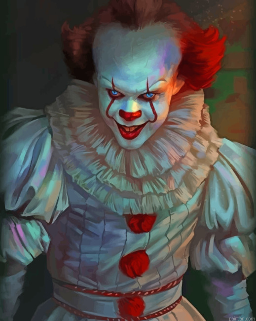 Pennywise Clown Paint By Numbers.png