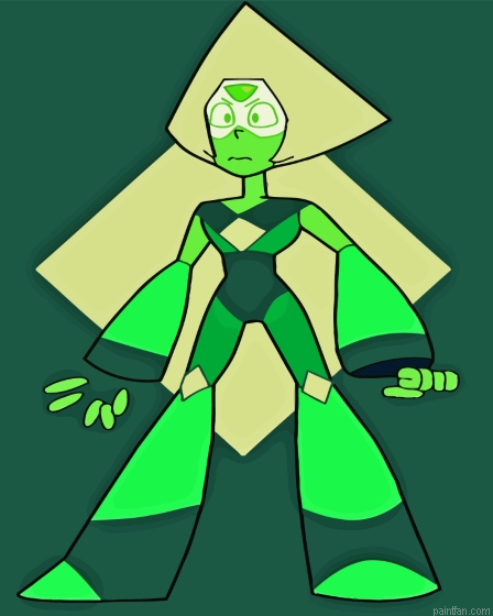 Peridot Steven Universe Paint By Numbers.png