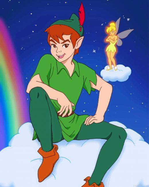 Peter Pan And Tinkerbell Paint By Numbers.png