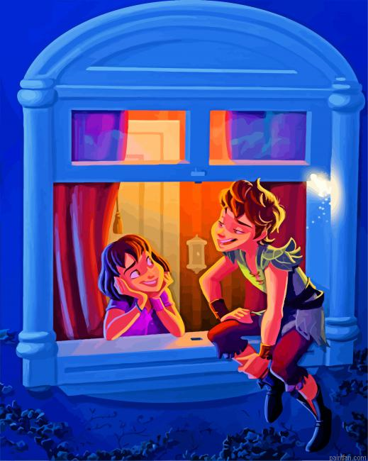 Peter Pan Wendy Art Paint By Numbers.png