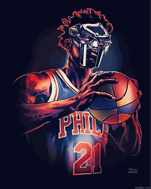 Philadelphia 76ers Joel Embid Paint By Number.png